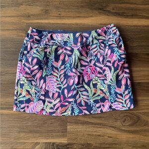 🦩Lilly Pulitzer Colorful Leaf Print luxletic Skort